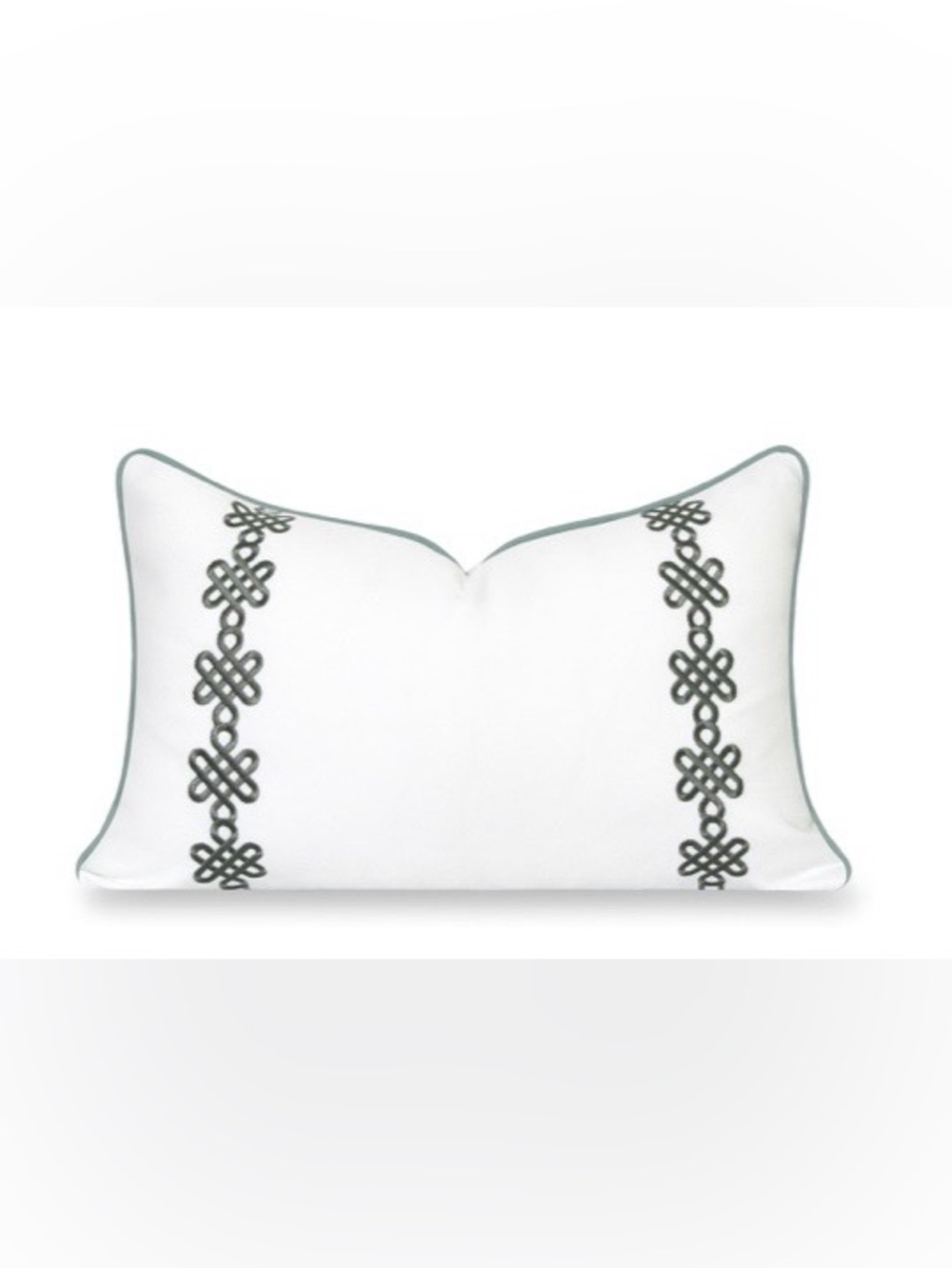Outdoor Lumbar Pillow Cover - Weather Resistant RECTANGULAR 12x20
